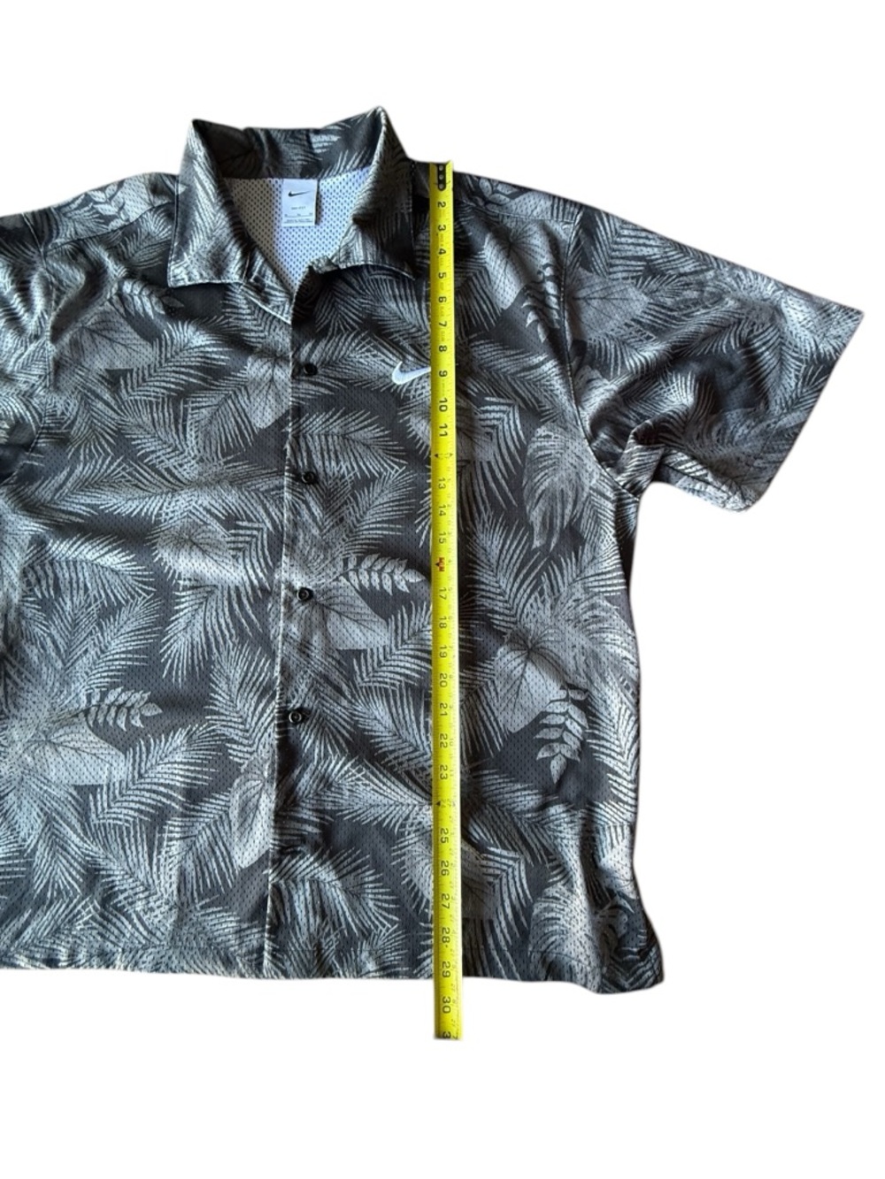 Nike Short Sleeve Button-Up Shirt Floral Print, Men’s XL - Picture 6 of 10